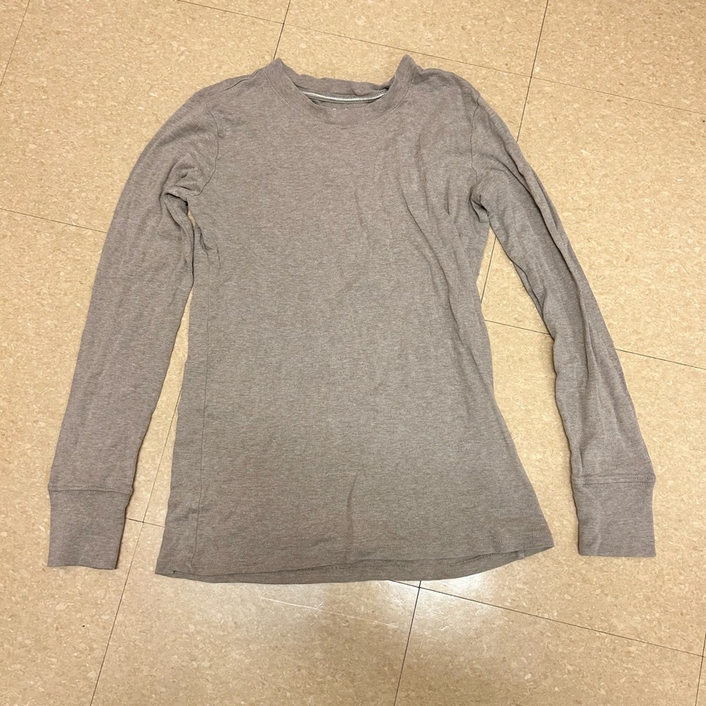 light brown Gap longsleeve shirt, size small